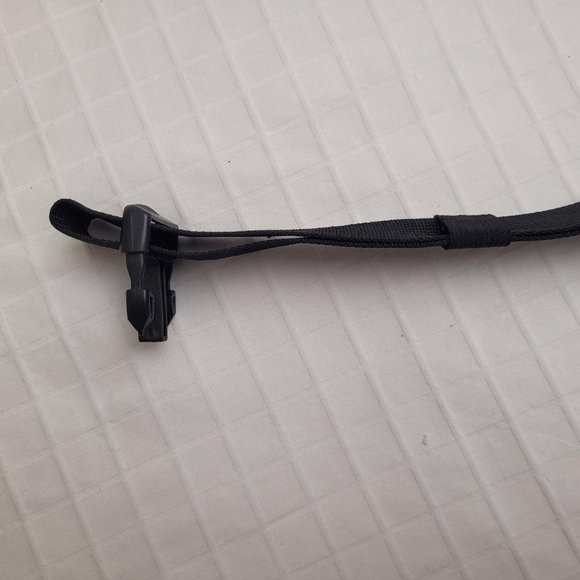 Black pleather belt bag. Unisex. - Picture 5 of 5